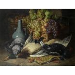 Thomas Charles Bale (British, 1855-1925) Still life of fruit and game