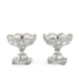 A matched pair of Victorian silver bowls Horace Woodward & Co Ltd, London 1905 and Birmingham 190...