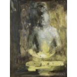Ganesh Haloi (Indian, B. 1936) The Lord Buddha the Enlightened One (gallery label on backboard wi...