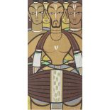 Jamini Roy (Indian, 1887-1972) Musicians