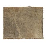 A silk Lampas weave fragment Central Asia or Eastern Khorasan, 13th century