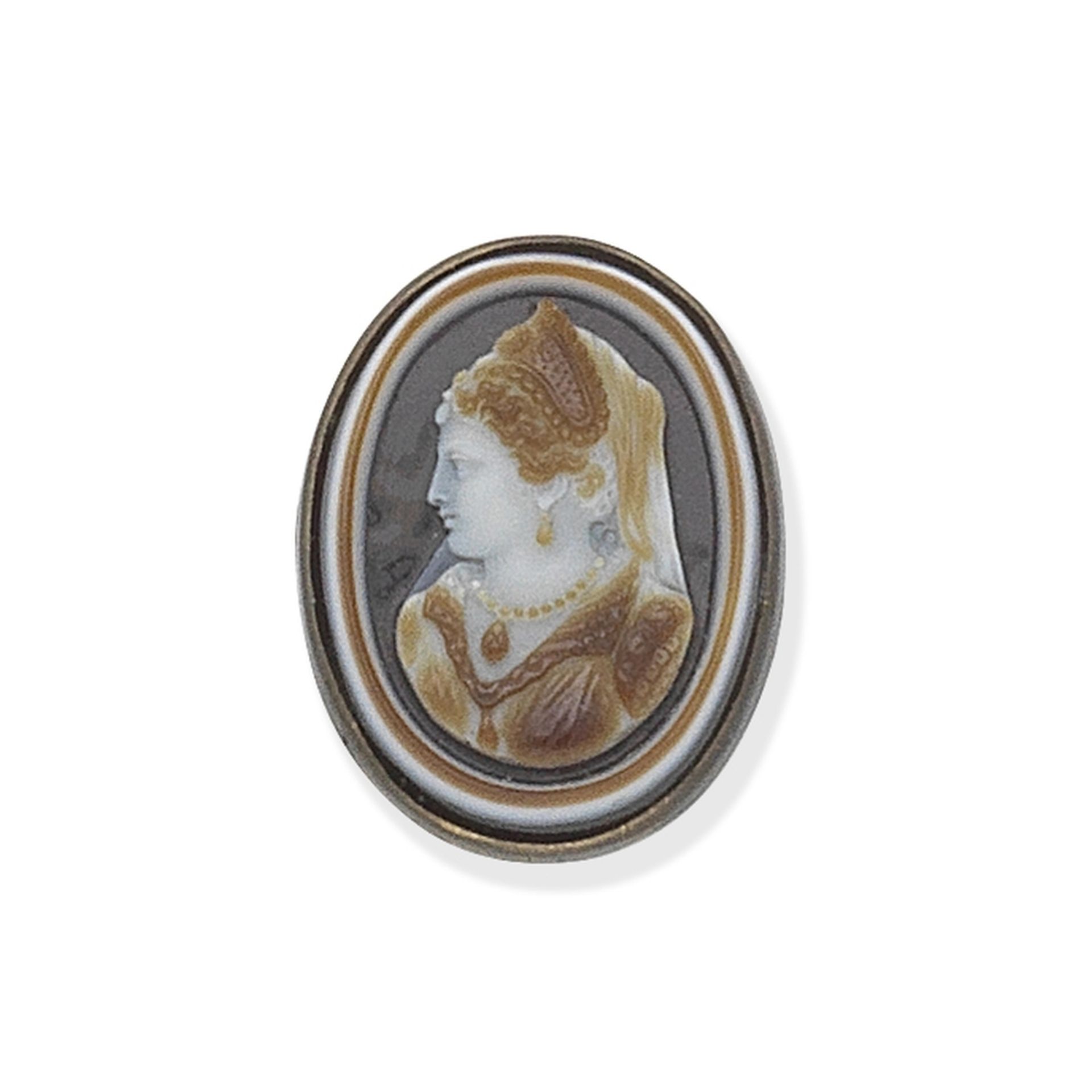 19TH CENTURY REVIVALIST HARDSTONE CAMEO