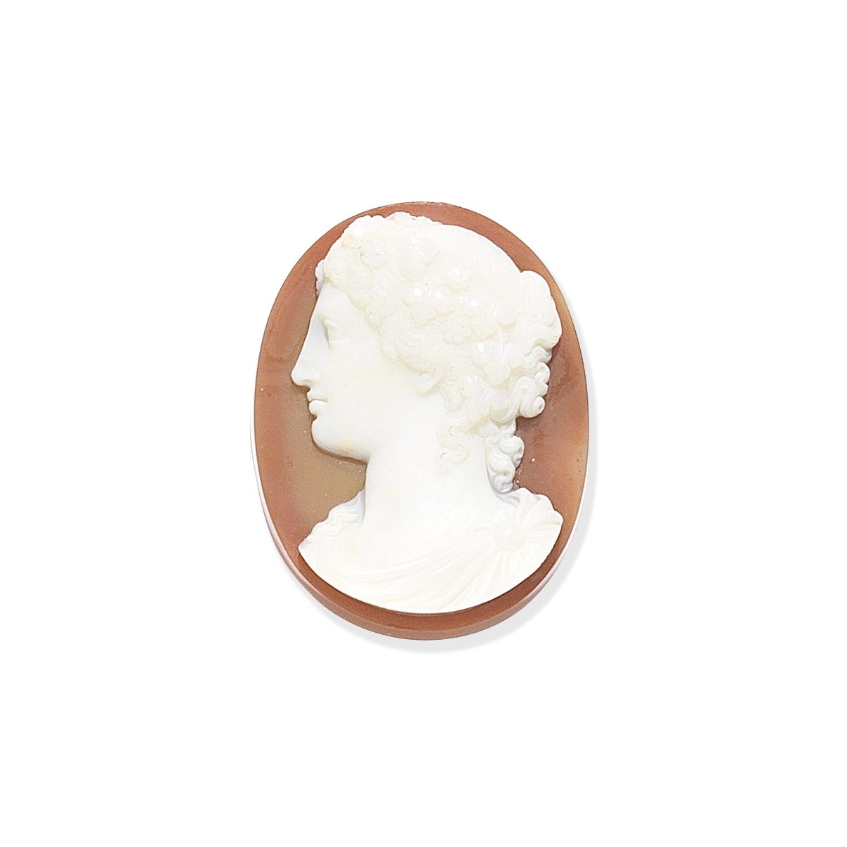 19TH CENTURY HARDSTONE CAMEO