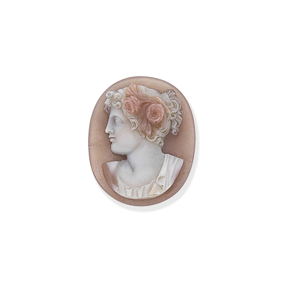 19TH CENTURY HARDSTONE CAMEO