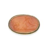 CARNELIAN INTAGLIO, FORMERLY BELONGING TO PRINCE STANISLAS PONIATOWSKI,