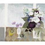 Mary Fedden R.A. (British, 1915-2012) Three Crocuses 50 x 59.5cm