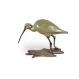 Andrew Glasby (British, born 1970) Curlew 21cm (8 1/4in) high