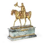 Jean-L&#233;on G&#233;r&#244;me (French, 1824-1904): A rare bronze equestrian figure of 'Napoleon...