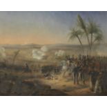 Hippolyte Bellang&#233; (French, 1800-1866) Bonaparte haranguing his troops during the Battle of...