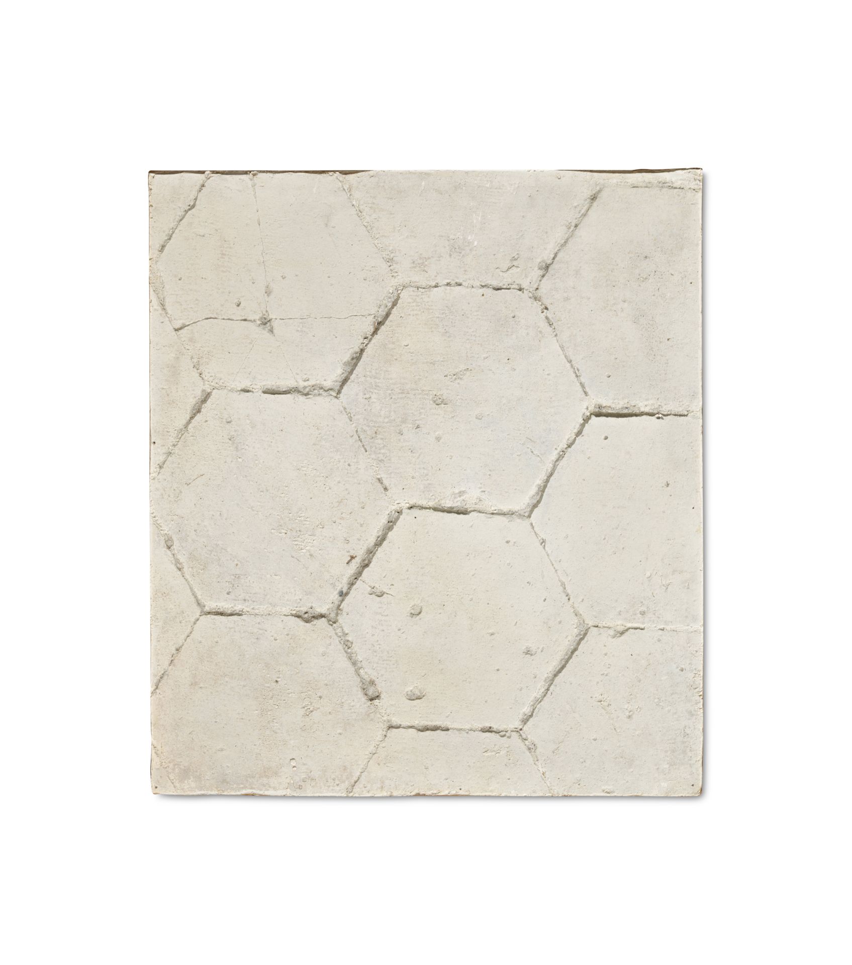 Roy (Wright Royston) Adzak (1927-1988) Texture. Hexagonal terra cotta tiles 1974