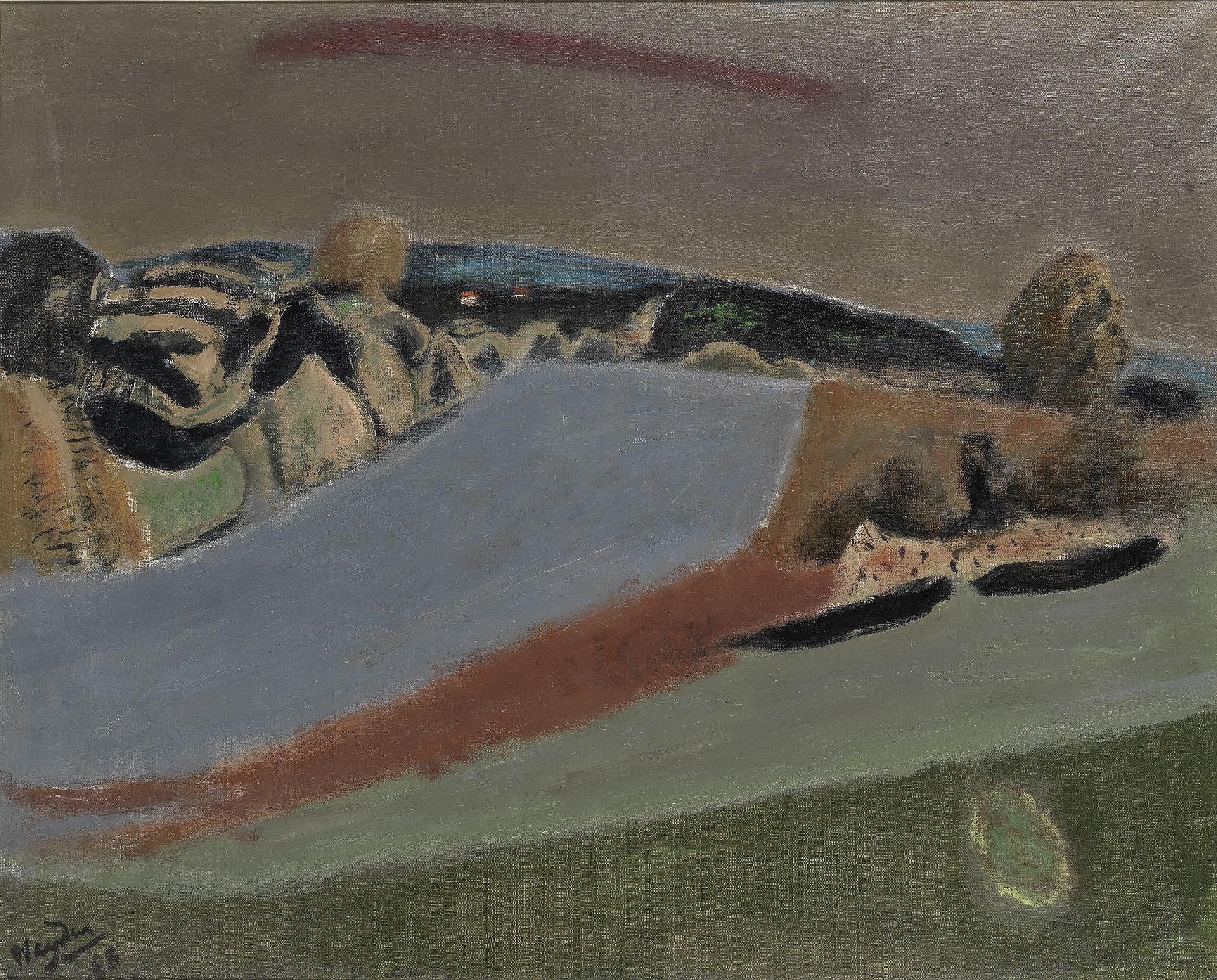 Henri Hayden (French, 1883-1970) Paysage rouge