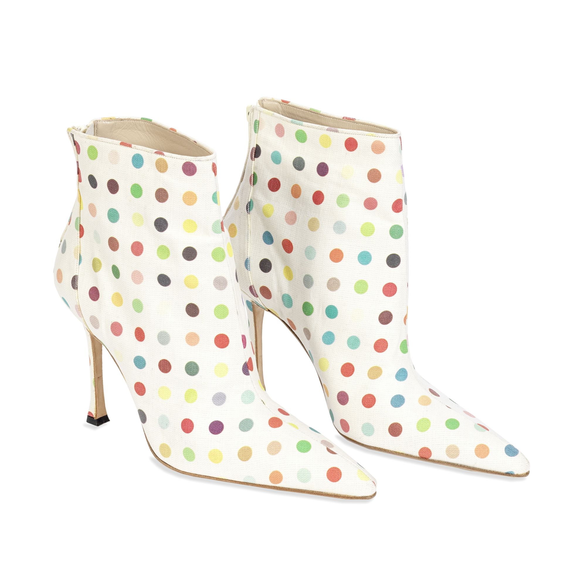 Damien Hirst For Manolo Blahnik Spot Boots, 2002 (includes dust bag and box)