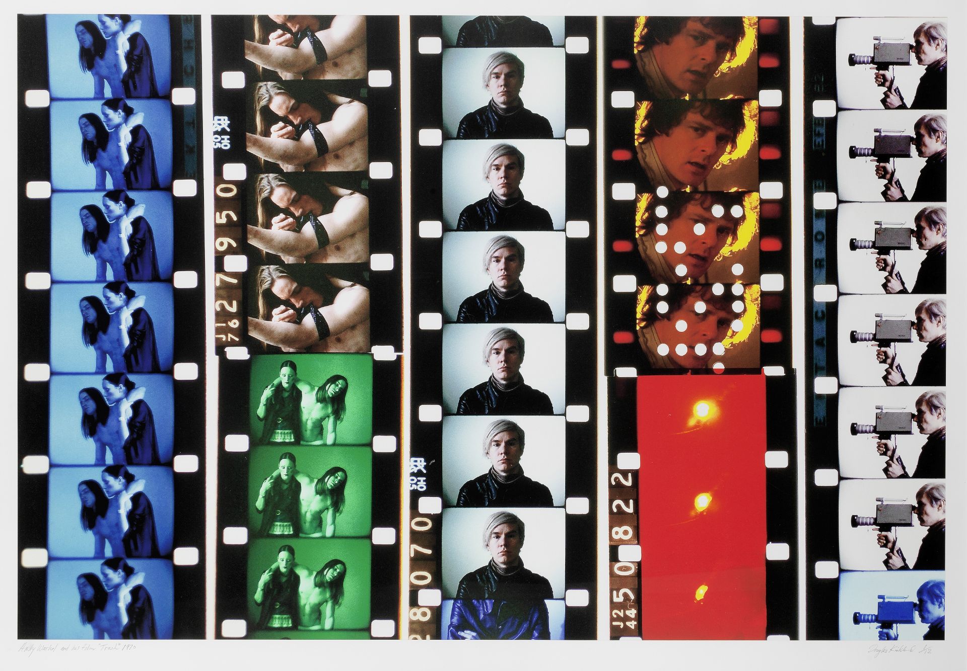 Douglas Kirkland (born 1934) Andy Warhol and his film 'Trash', 1970 Image 73.8 x 110.8cm (29 1/16...