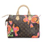 Louis Vuitton x Stephen Sprouse A Monogram Roses Graffiti Speedy 30, 2008 (includes padlock, keys...