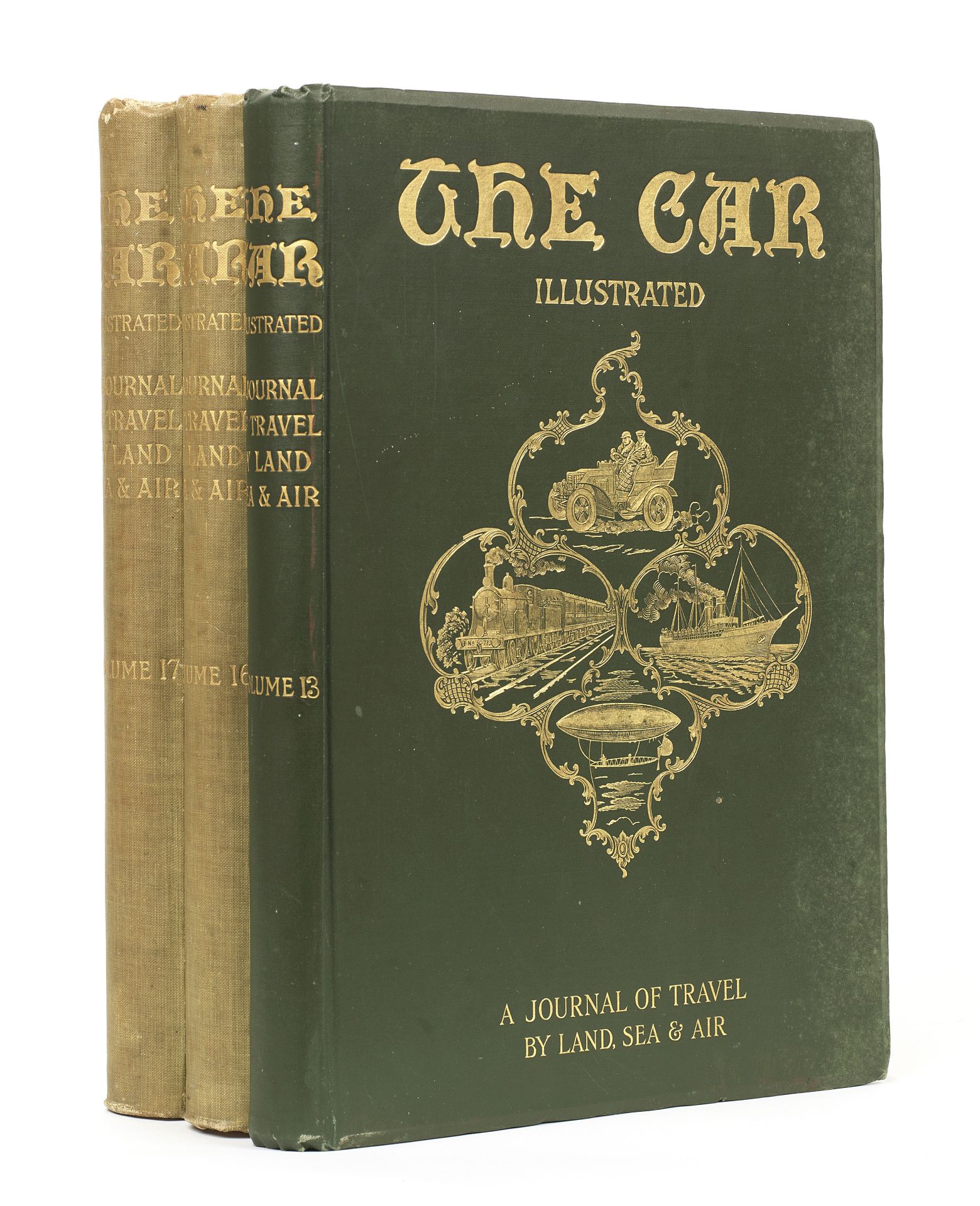 The Car Illustrated' three bound Volumes 13, 16 and 17 for 1905 and 1906, ((3))