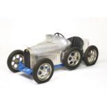 A 'Bugatti' child's pedal car,