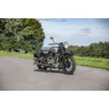 'Old Stormalong', a highly original and matching numbers example,1939 Brough Superior SS100 Chas...