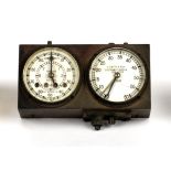 An S Smith & Sons combination Distance Meter and Speedometer, British, patented 1910,
