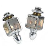 A pair of 'Auteroche' oil-illuminating opera lamps, French, ((2))