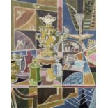 Nikos Hadjikyriakos-Ghika (Greek, 1906-1994) Nature morte avec samovar (Peint en 1955.signed an...