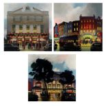 Philip Le Bas (British, b. 1925): The Wyndham's Theatre, Vaudeville Theatre & The Old Vic, 3