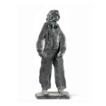 John W. Mills (British, b.1993): A Bronze Sculpture of Buster Keaton, circa 1981-1982,