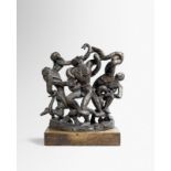 Leon Underwood (British, 1890-1975) Laoco&#246;n 49.5 cm. (19 1/2 in.) high (excluding the wooden...