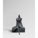 Lynn Chadwick R.A. (British, 1914-2003) Maquette VII Sitting Woman 19.2 cm. (7 1/2 in.) high (Con...