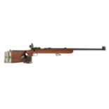 A .22(L.R.) 'Mod. 54 Super Match' bolt-action target rifle by Anschutz, no. 16133