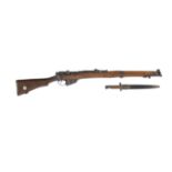 A .303 (British) 'SMLE Mk.III' Bolt-action service rifle by Lee-Enfield, no. 6270 With a sword ba...