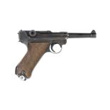 A deactivated 9mm (Para) P08 self-loading pistol by Mauser, no. 78 With its deactivation certific...