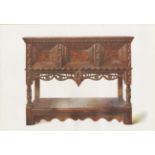 DECORATIVE ARTS MACQUOID (PERCY) A History of English Furniture, 4 vol. (Oak; Walut; Mahogany; Sa...