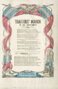 AMERICAN CIVIL WAR BALLADS A collection of 103 American Civil War broadside ballads, New York, on...