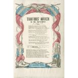 AMERICAN CIVIL WAR BALLADS A collection of 103 American Civil War broadside ballads, New York, on...