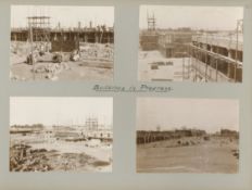EGYPT - ENGINEERING Album of photographic views in Egypt, in particular relating to the building ...