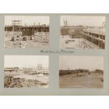 EGYPT - ENGINEERING Album of photographic views in Egypt, in particular relating to the building ...