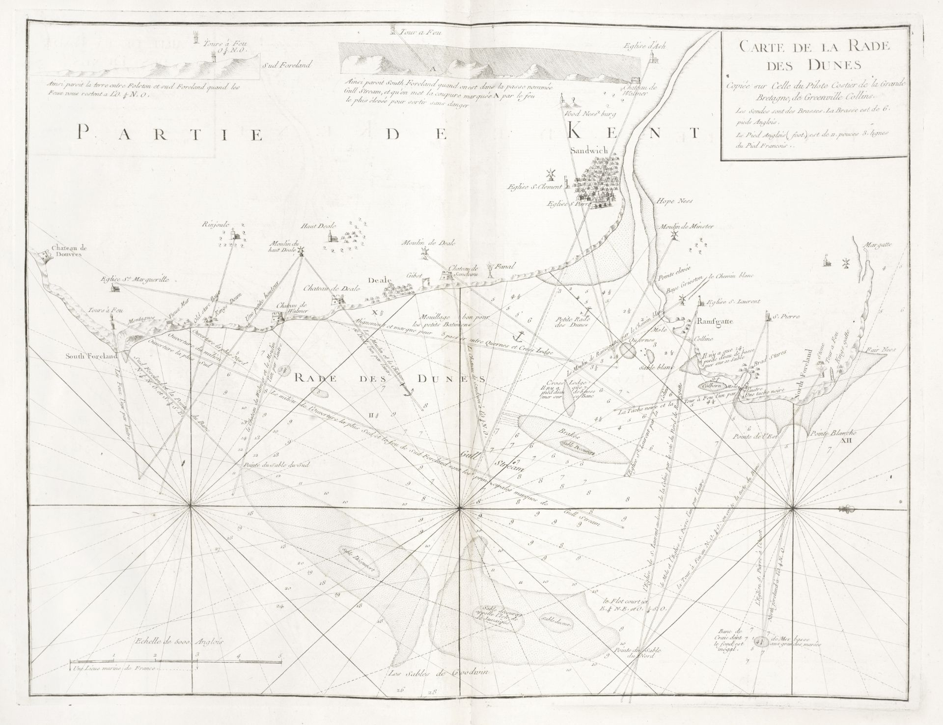 COLLINS (GREENVILLE) [Cartes et plans de c&#244;tes d'Angleterre, d'Ecosse et d'Irlande, copi&#23...