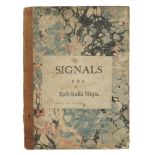 NAVAL A Collection of Signals for the Use of the Ships in the Service of the United East India Co...