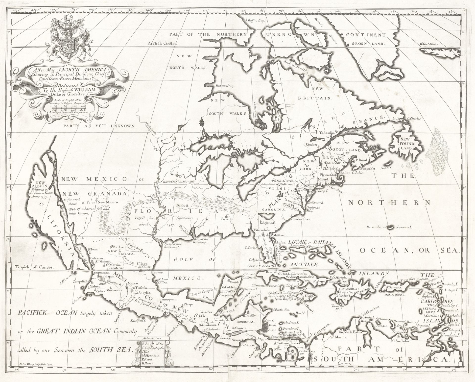 WELLS (EDWARD) A New Sett of Maps both of Ancient and Present Geography, AUTHOR'S PRESENTATION CO...