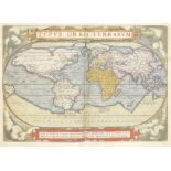 ORTELIUS (ABRAHAM) Th&#233;&#226;tre de l'univers, contenant les cartes de tout le monde. Avec un...