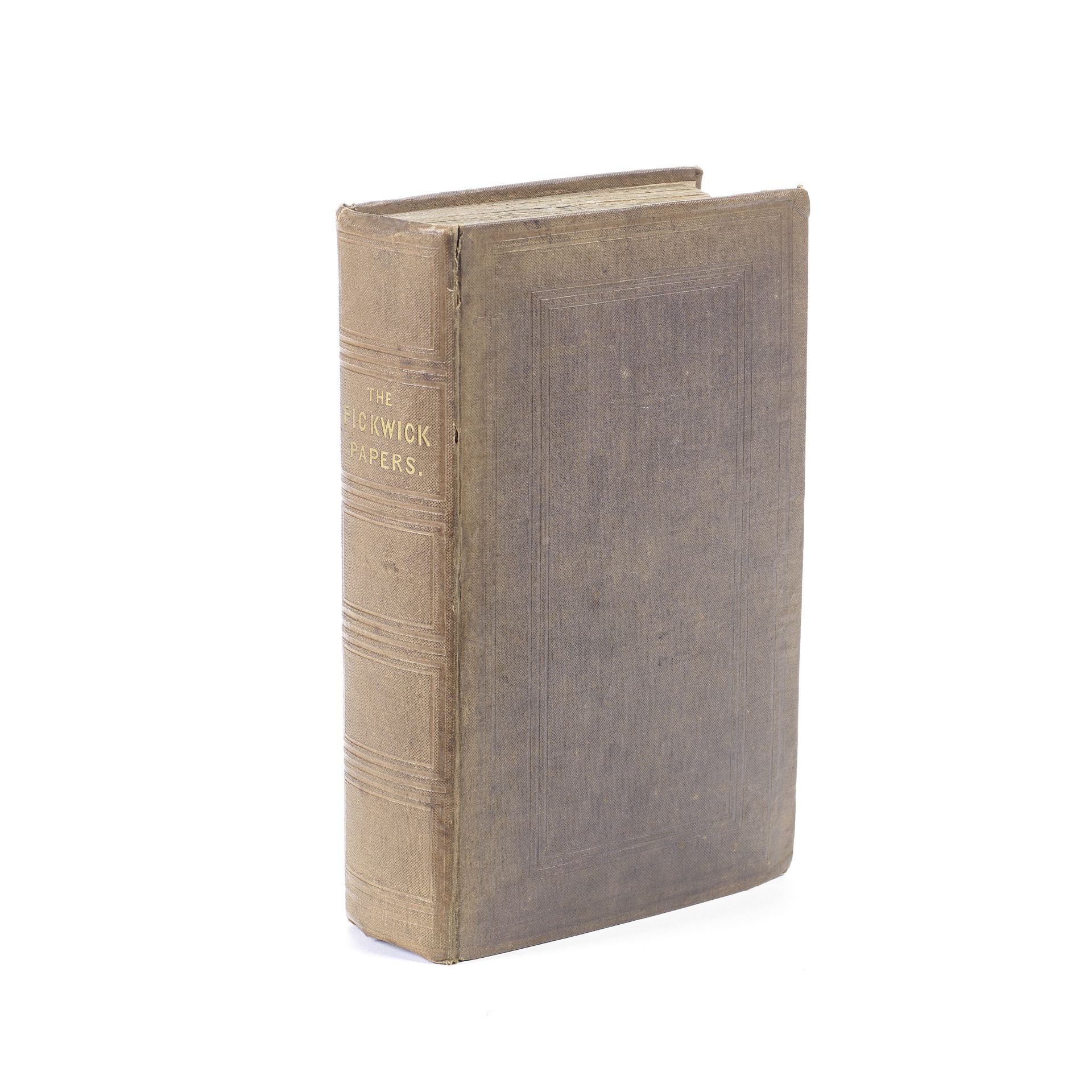 DICKENS (CHARLES) The Posthumous Papers of the Pickwick Club, FIRST EDITION IN BOOK FORM, Chapman...