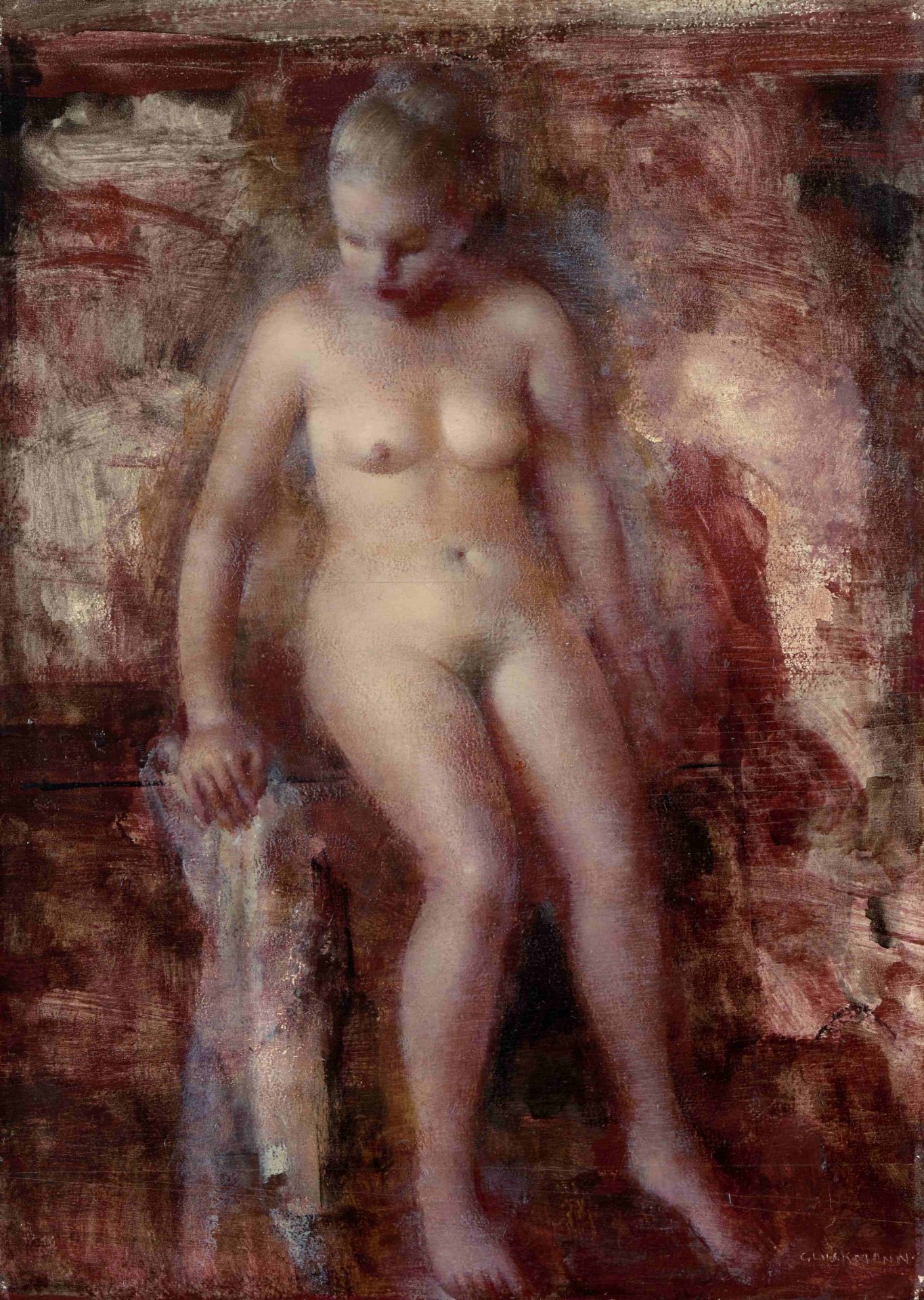 Grigory Gluckmann (1898-1973) 'La pause'