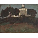 Nikolai Konstantinovich Roerich (1874-1947) 'Ancient church of the Intercession of the Holy Virgi...