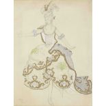 Leon Bakst (Russian, 1866-1924) Study for 'The Fairy Carnation' from The Sleeping Princess, 1921...