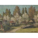 Petr Ivanovich Petrovichev (Russian, 1874-1947) Spring bloom
