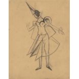 Alexandra Exter (Russian, 1884-1949) Costume design for a character in the film Aelita, 1924 32.7...