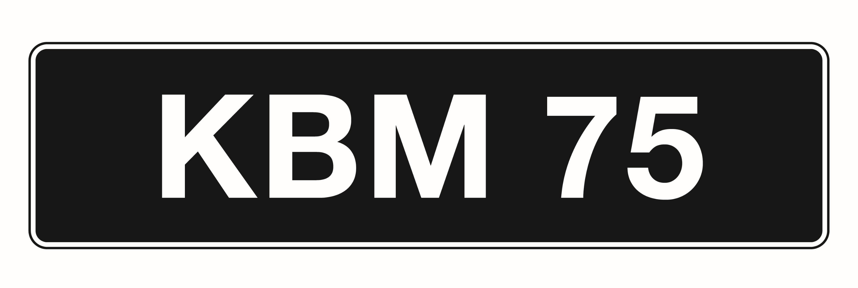 The Bond Street Sale: Vehicle Registration Numbers