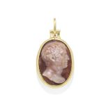 DOUBLE-SIDED CARNELIAN CAMEO, 18TH-19TH CENTURY