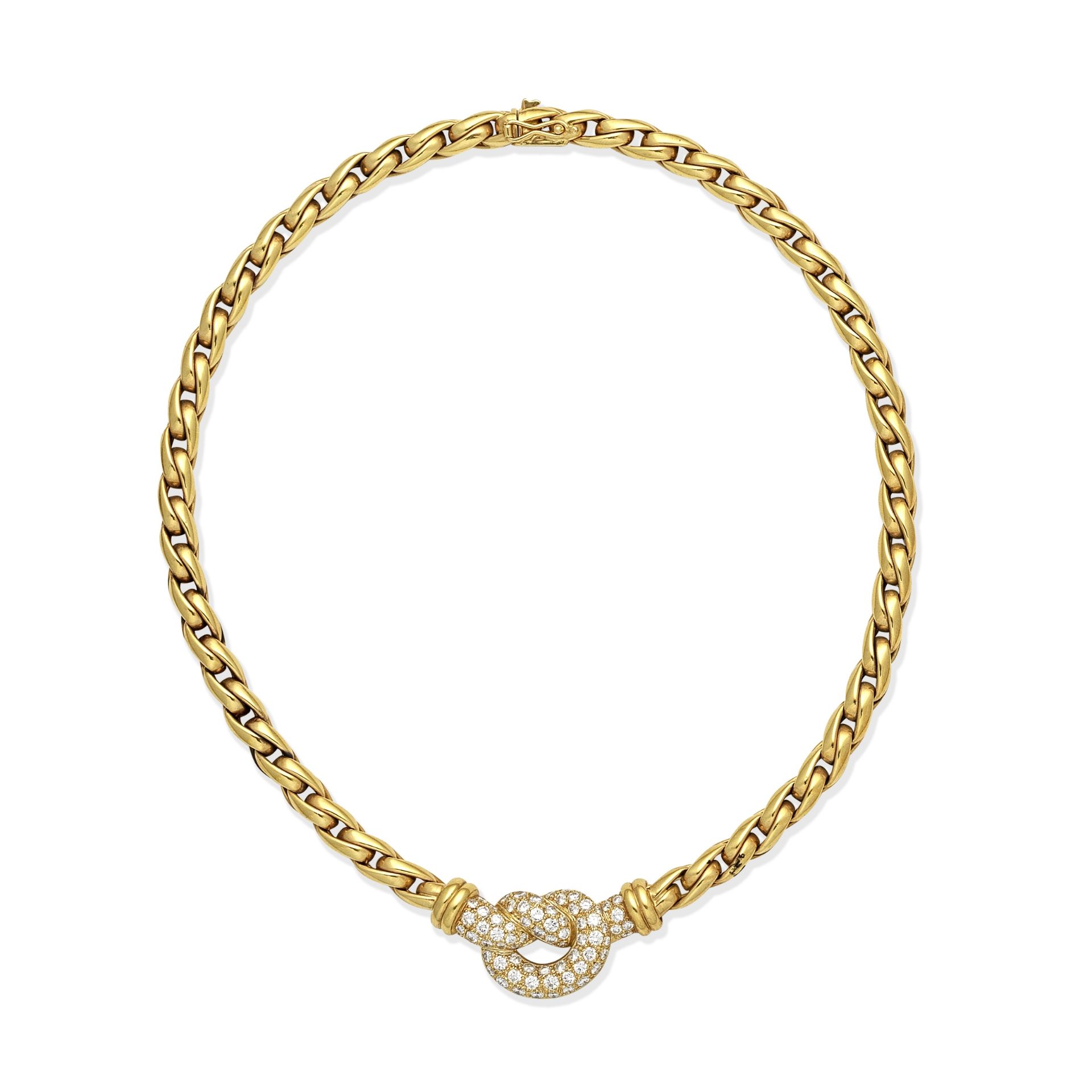 GAY FR&#200;RES: DIAMOND NECKLACE