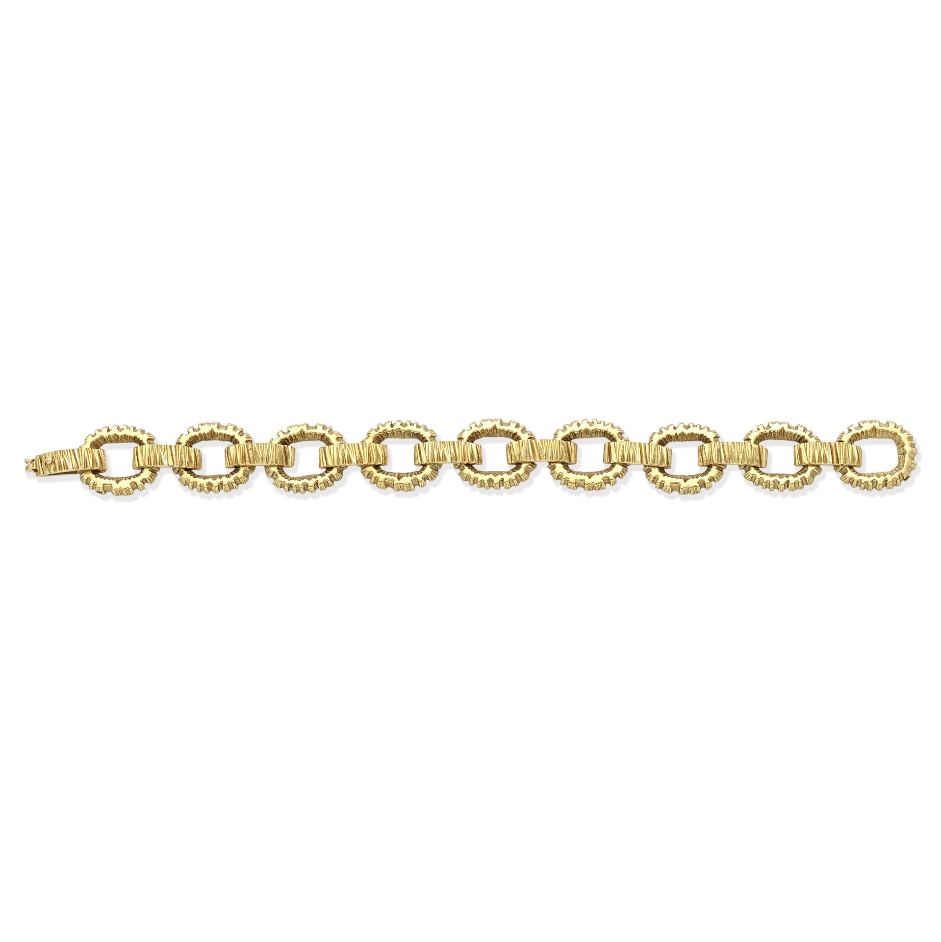 SANNIT & STEIN: GOLD BRACELET,